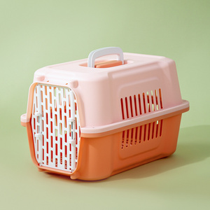 Wholesale Portable Pet Cage Pet aviation Box Pet Flight Nest Portable Cat Box Travel Crates Kennel