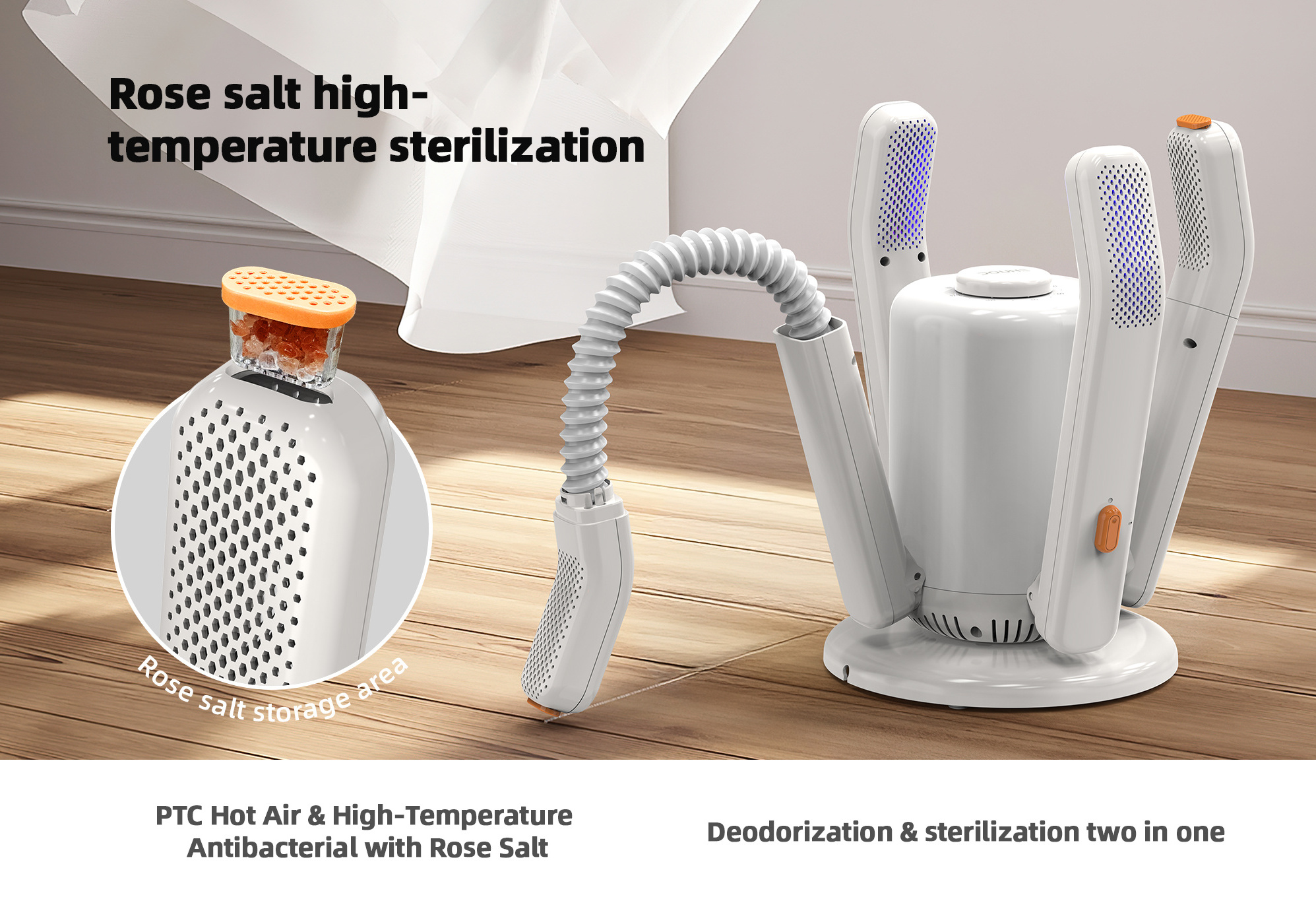 New Design Wholesale Price Dehumidify Device Automatic Smart Household Foldable Cabinet Use Shoe Dryer And Deodorizer Machine