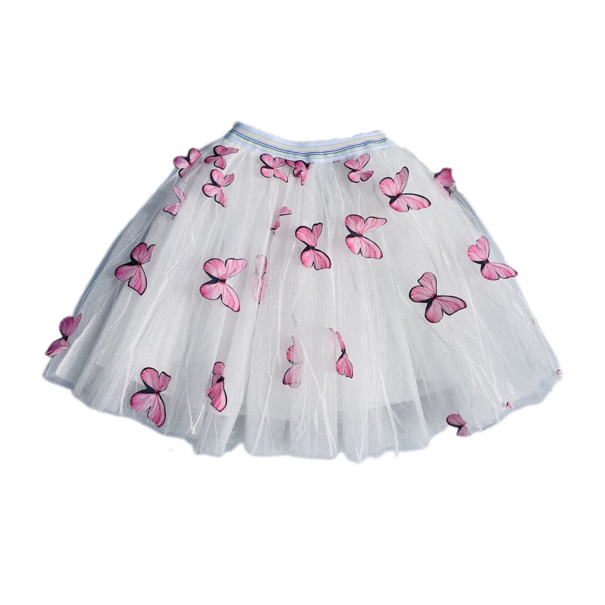 DL1231230 New Style Girls Party Fairy Skirt Wholesale Princess Pink Butterfly Baby Tutu