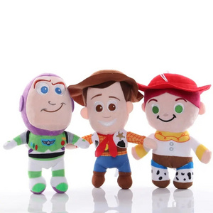 DOULUO Buzz Light year Plush Toys Suction Cup Woody Story Collection Cartoon Figure Plush Toys Stuffed Buzz Spaceman Anime Doll