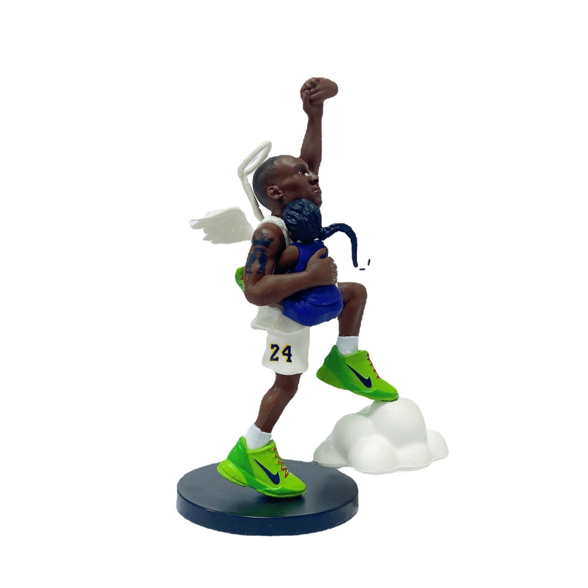 DL2742 Wholesale Customized PVC Model Boxed Gifts Black Mamba Basketball Star Kobe Sculpture Action Figures Toys Ornaments