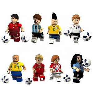 DL1231230 G0103 Soccer Players Mini Figures Action Figures Series Kids Gift Building Blocks Figure Toy Brick