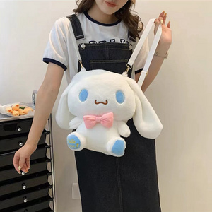 DL22310 Wholesale Cartoon Character Kawaii Sanrios My Melody Kuriomi Plush Backpack Cute Sanrios Mini Backpack