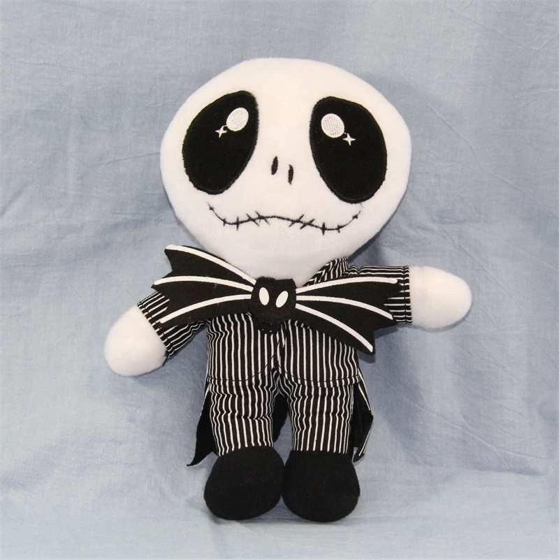 DL6997 The nightmare before christmas plush doll, Anime Jack Demon skull Plush Toy, Halloween Skeleton Stuffed Plush