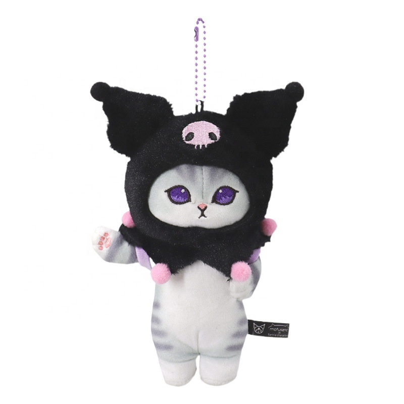 DL21047 Hot selling cute Sanrioo Kulomi pendant plush doll Cinnamon Dog figurine Meletti backpack bag hanging ornaments keychain