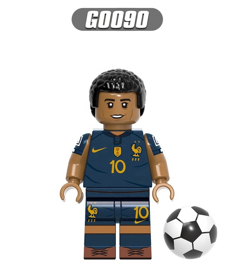 DL1442 G0112 Star Sports Soccer Players Characters Action Model Professional Football Education Collect Building Blocks