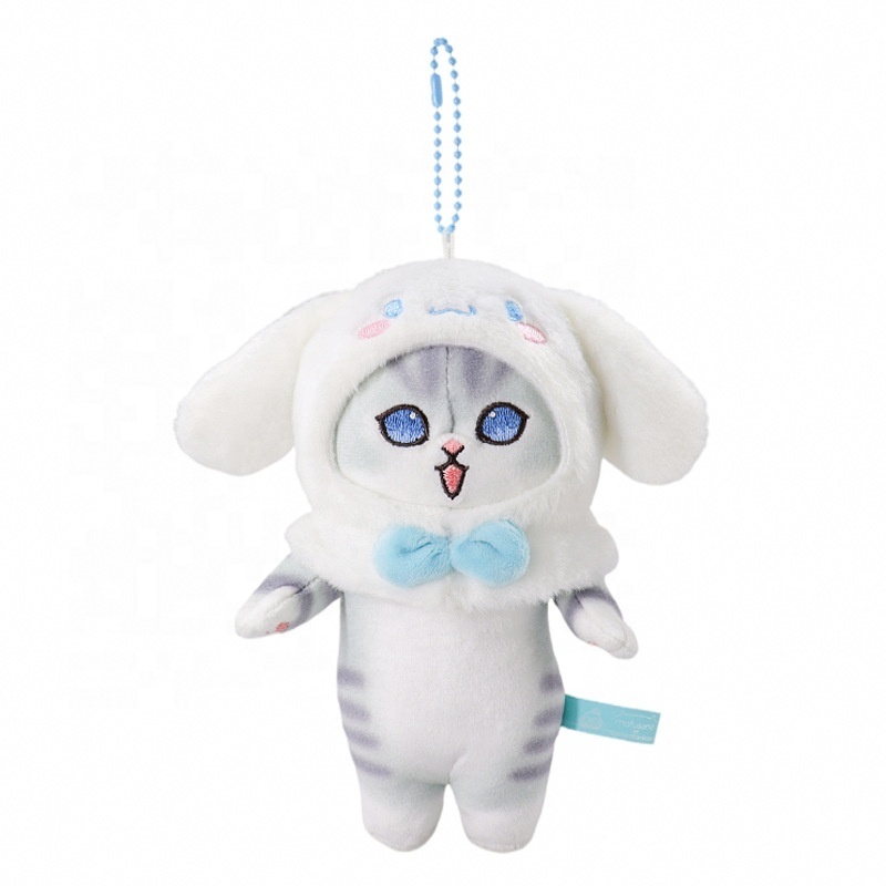 DL21047 Hot selling cute Sanrioo Kulomi pendant plush doll Cinnamon Dog figurine Meletti backpack bag hanging ornaments keychain