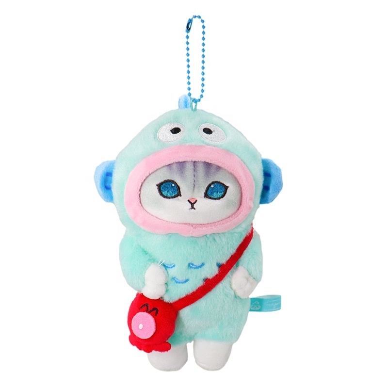 DL21047 Hot selling cute Sanrioo Kulomi pendant plush doll Cinnamon Dog figurine Meletti backpack bag hanging ornaments keychain