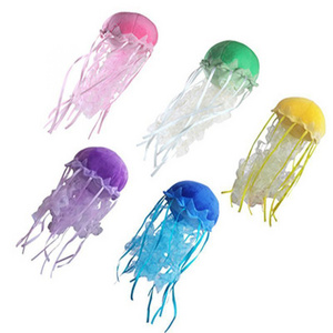 DL248 2024 Trending New Arrival Customized Jelly Fish Plush Toys Fluffy Jellyfish Bagchain Stuffed Plushies Toys