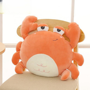 DL1231230 New Arrival Cute Ocean Stuffed Animals Sofa Decorative Toy Soft Hugging Cushion Crab Plush Pillowsharktoys