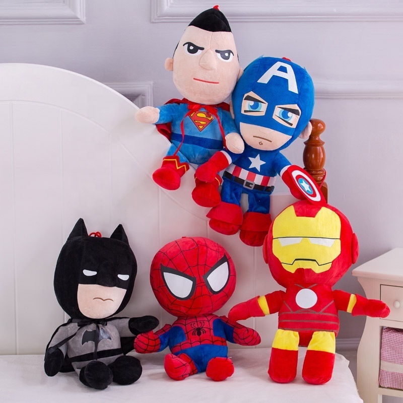 DL61541 2023 Wholesale Collection SpiderMan Plush Toy Super Hero Plush Toys