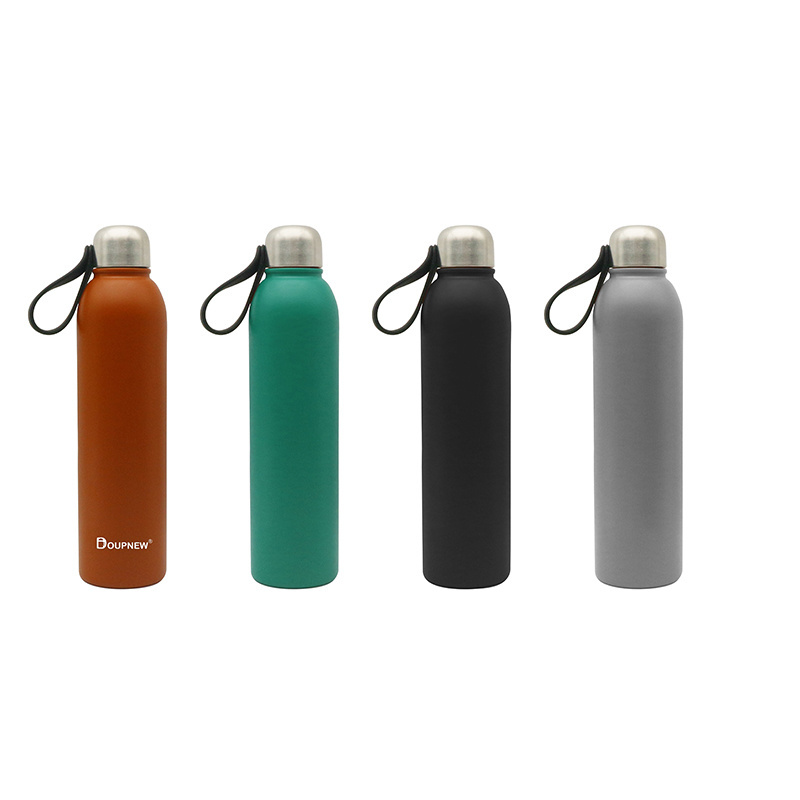 Wholesale Laser Printing Logo Sport Water Bottle 304 Stainless Steel Thermos Single Wall Water bottle