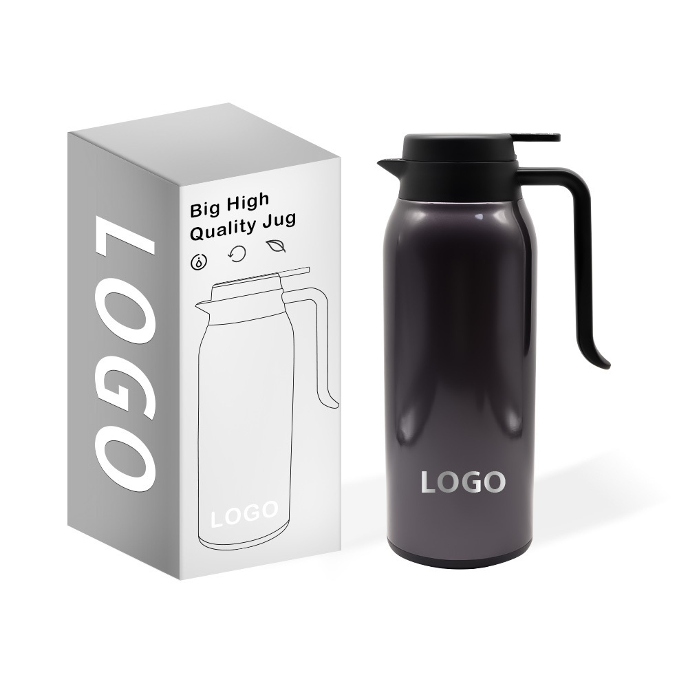 Leakproof Double Walled Insulated Thermos Jug Tea Thermal Coffee Carafe 316 Stainless Steel Waterjug Vacuum Flask Jug