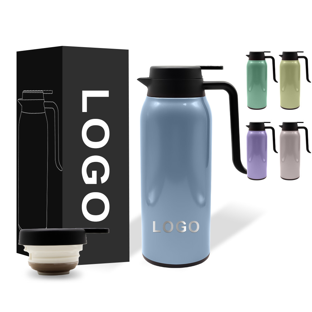 Leakproof Double Walled Insulated Thermos Jug Tea Thermal Coffee Carafe 316 Stainless Steel Waterjug Vacuum Flask Jug