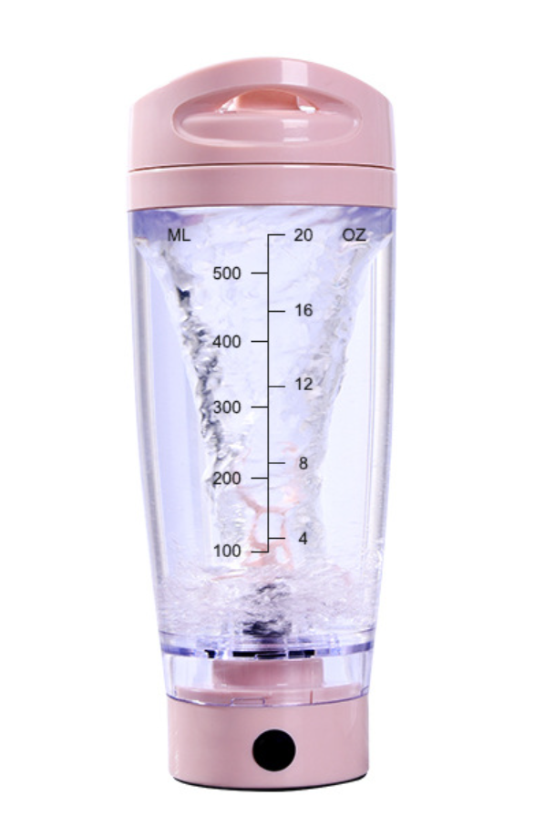 2024 New Arrival Portable 500ml Usb Rechargeable Sports Electric Protein Shaker Mixer Shaker Gym Sports Plastic Water Bottle