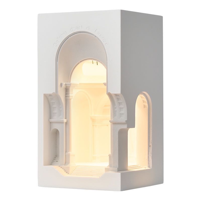 Nordic modern simple creative personality design gypsum house wall lamp for bedroom living room