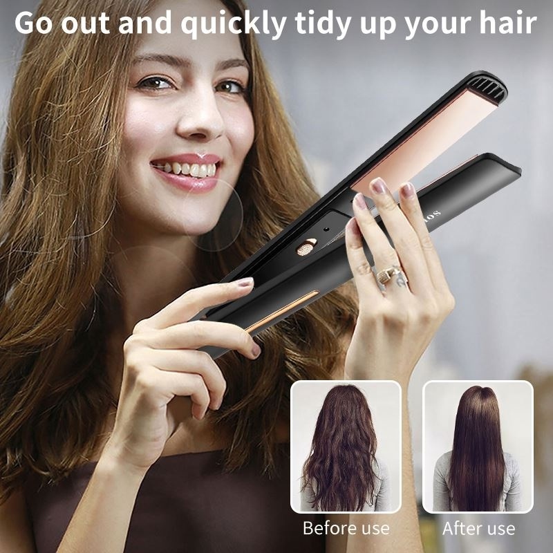 Sokany Wide Plate Degrees Keratin Treatment Fast Heat Pro Nano Titanium Professional Hair Straightener