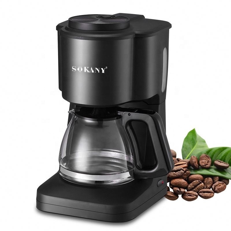 Sokany 124 Hot Sales 110V-240V 4-6 Cups Drip Machine American Home Office Espresso Coffee Maker