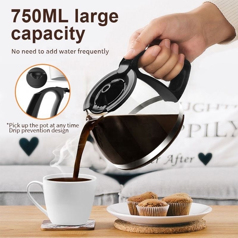 Sokany Coffee Italian Machine High Quality Coffee Maker Non-stick Warm Plate Cup Coffee Maker