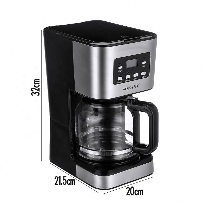 Sokany High Quality America Portable Electric Espresso Machine Automatic American Making Tea Drip Coffee Maker