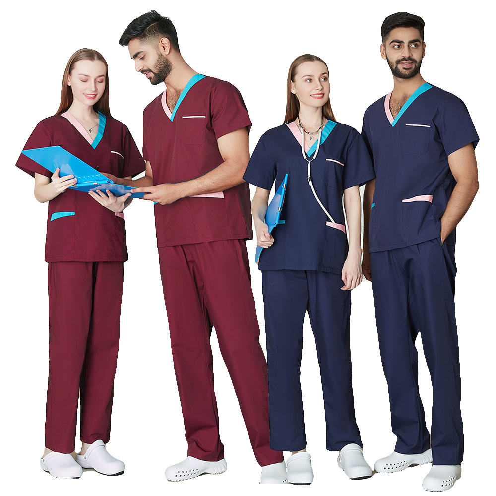 Wholesale Custom Made Nursing Scrubs Uniforms Srubs Medical Scrubs Uniform Nurse Uniforms Medical Scrubs