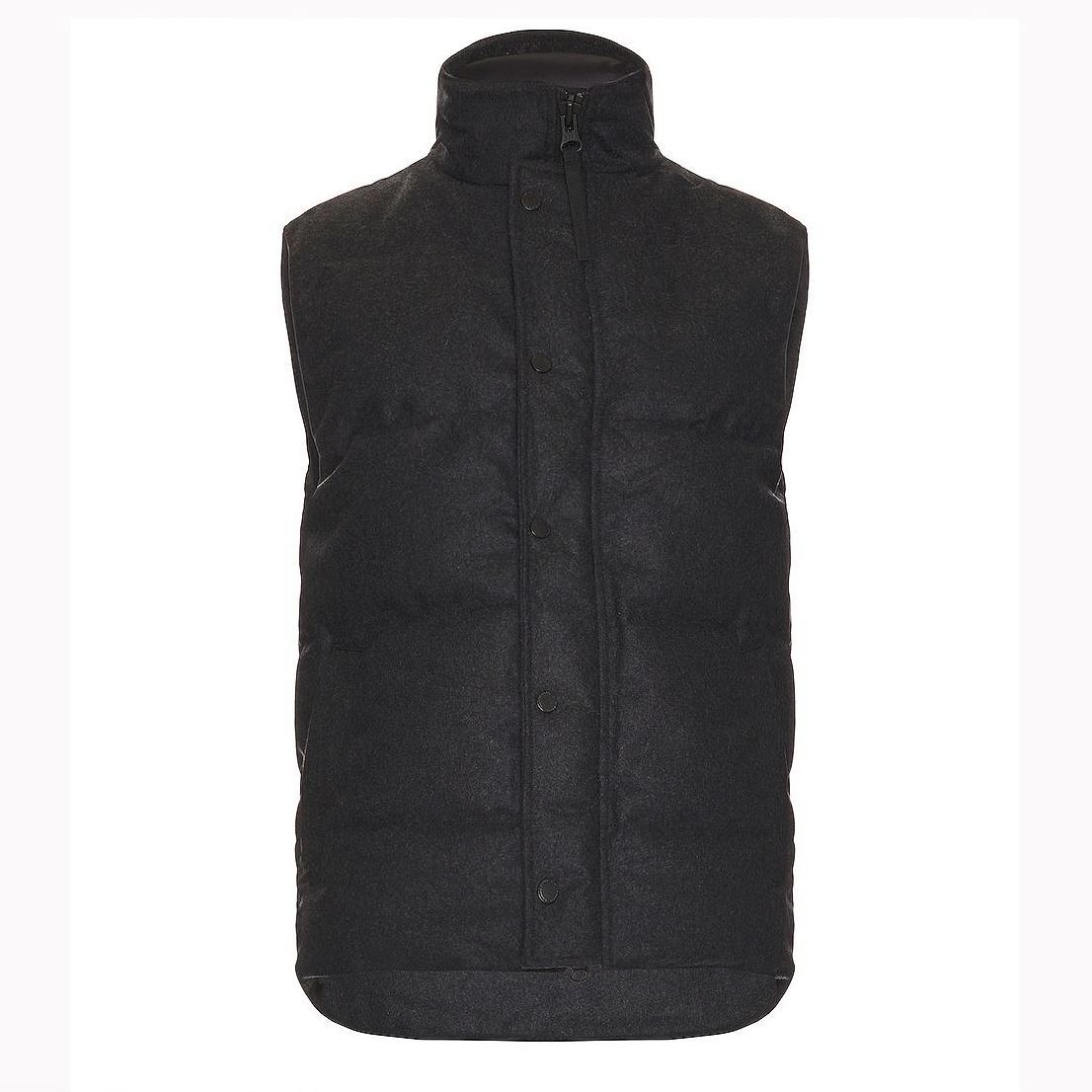 DOVEN OEM Manufacturer Wholesale Heated Vest Puffer Jacket Men Winter Ground Wool Material Casual Custom Plus Size Men's Vests