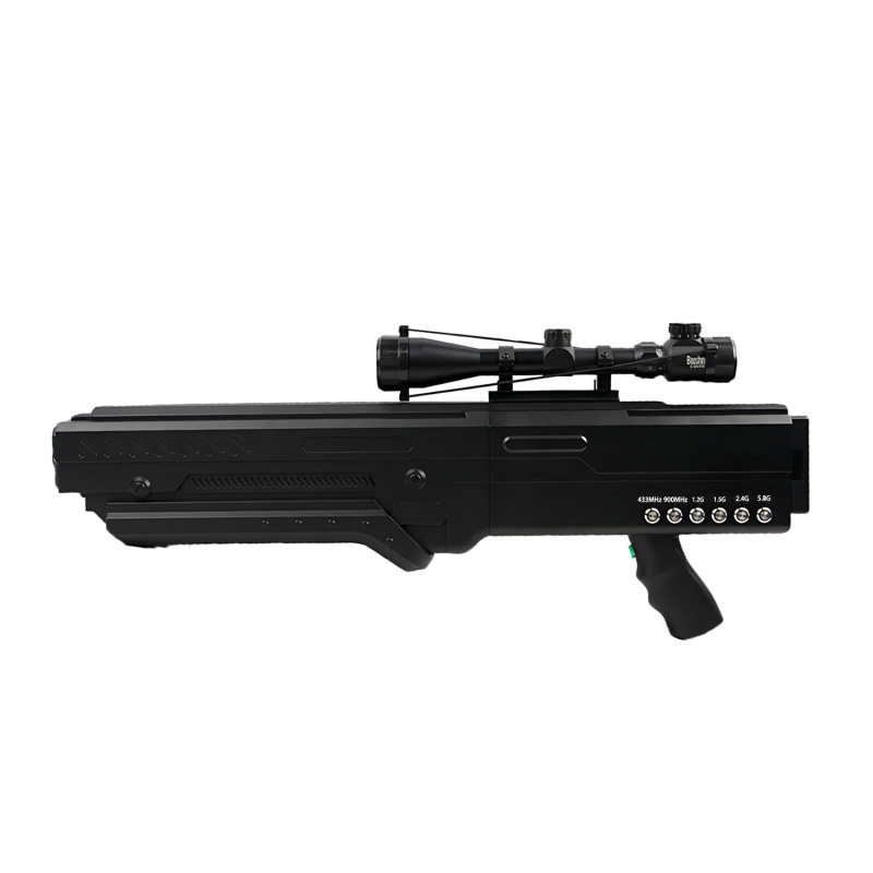 6 Band 2Km Anti Drone Anti Drone Jammer Gun Drone Jammer System 5950Mhz ...