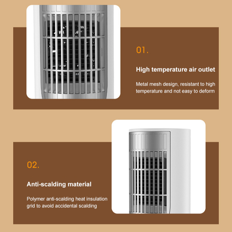 Portable Electric Heater Fan Electric Ptc Air Fan Heater Wall Mounted Heaters For Winter Home