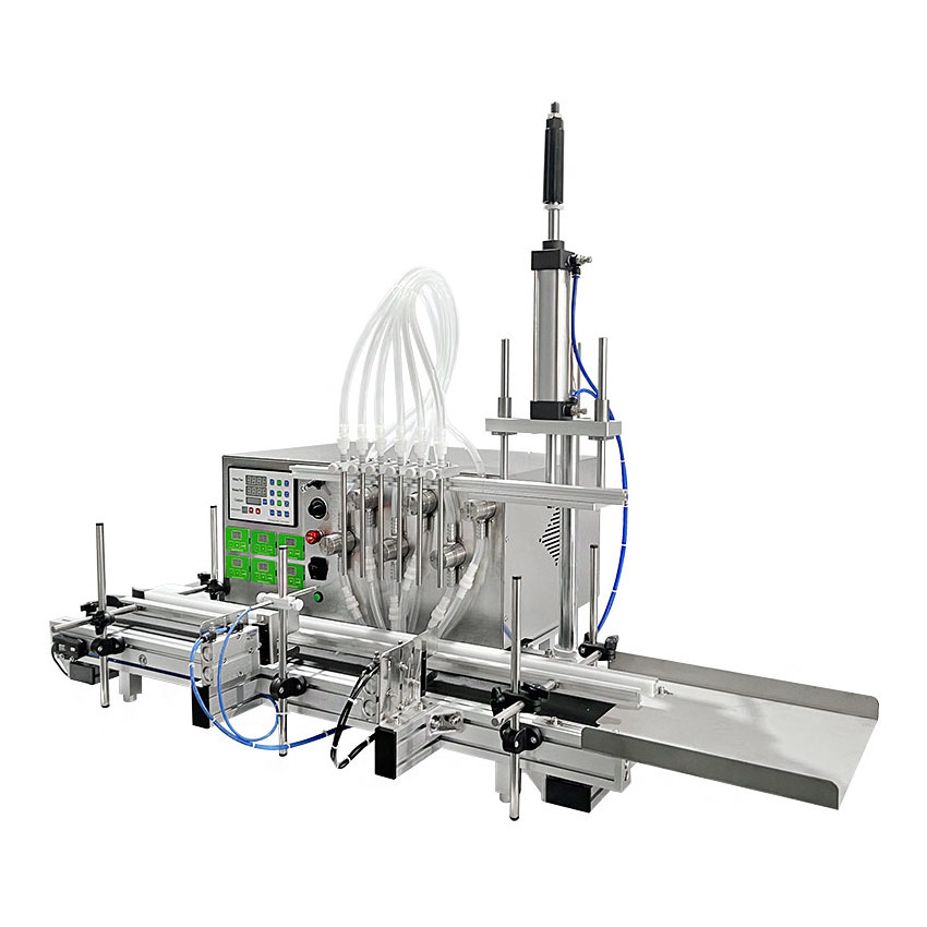 DOVOLL  Automatic Magnetic Pump  Bottle Water Packing paste liquid Filling Machine With Conveyor And Sensor For Perfume