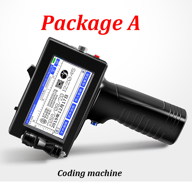 QR Bar code  corrugated date printer portable handheld inkjet printer/ LOGO hand printer inkjet