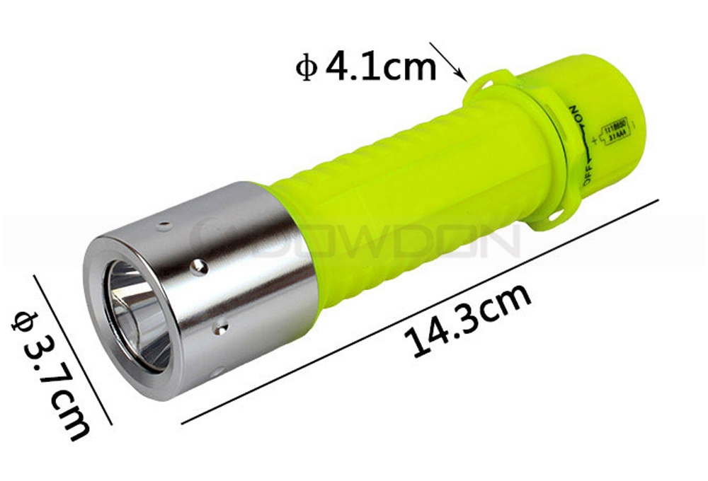 Water Sports Diving Light Submarine Scuba Flashlight Dive Light Waterproof Underwater Torch