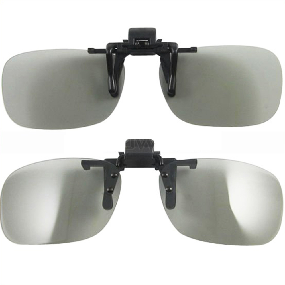 HD 3D Video TV Program Television Stereo Glass Clip Polarized Lens for LG