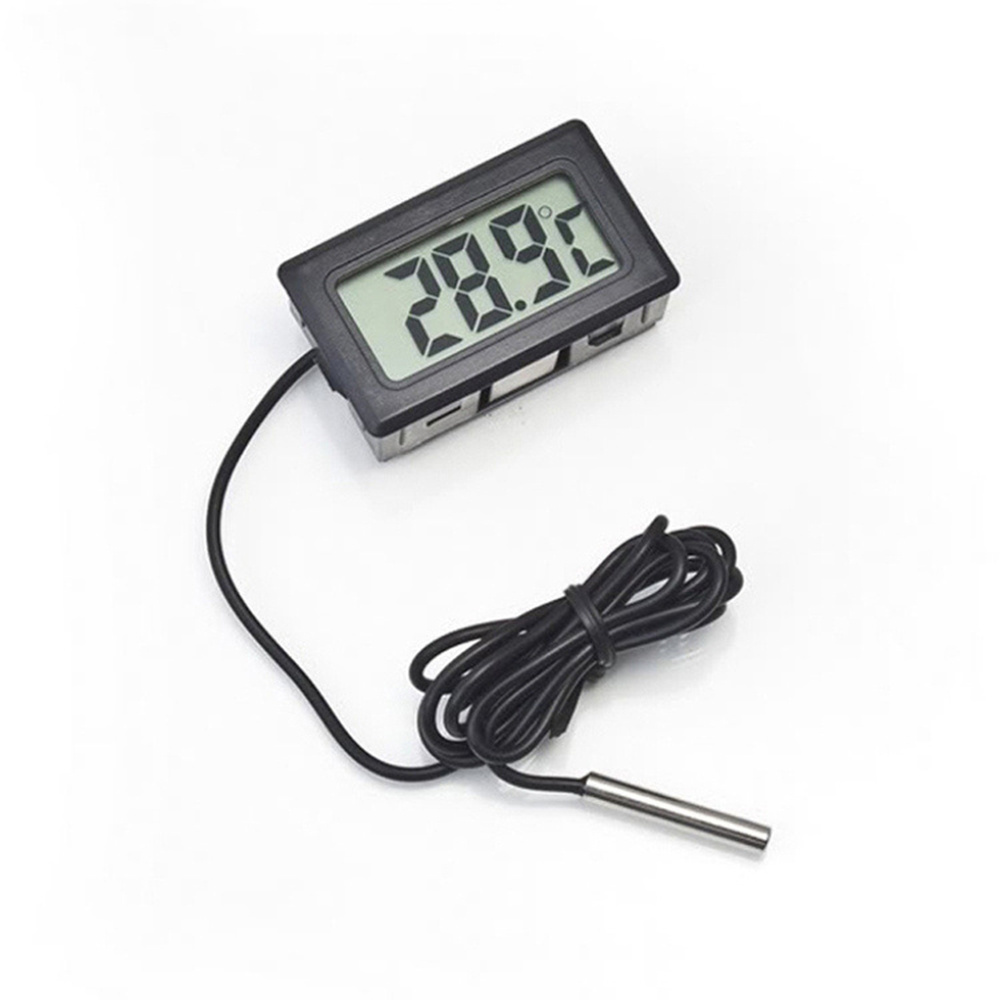 Portable Plastic Digital LCD Display Water Heater Thermometer