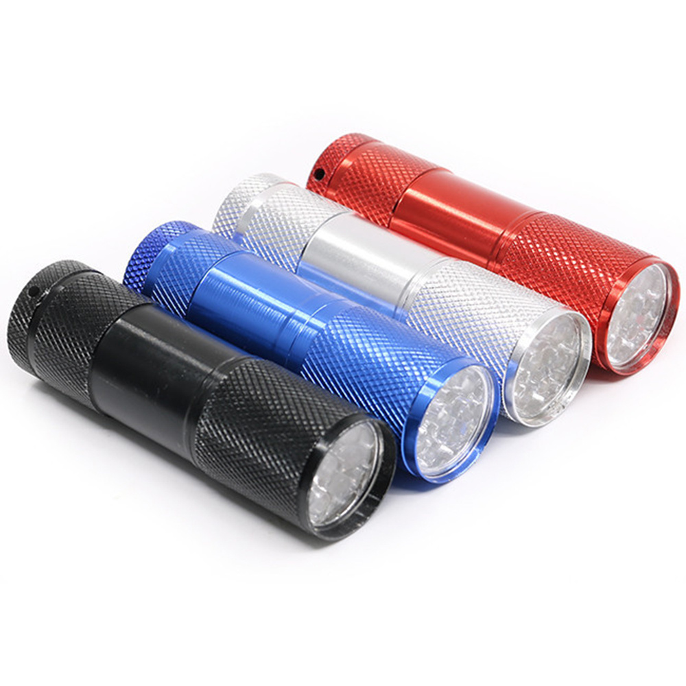 9 LED UV Flashlight Blacklight Premium Handheld Ultraviolet Flashlight Pet Dog and Cat Urine Stain Finder Flashlight