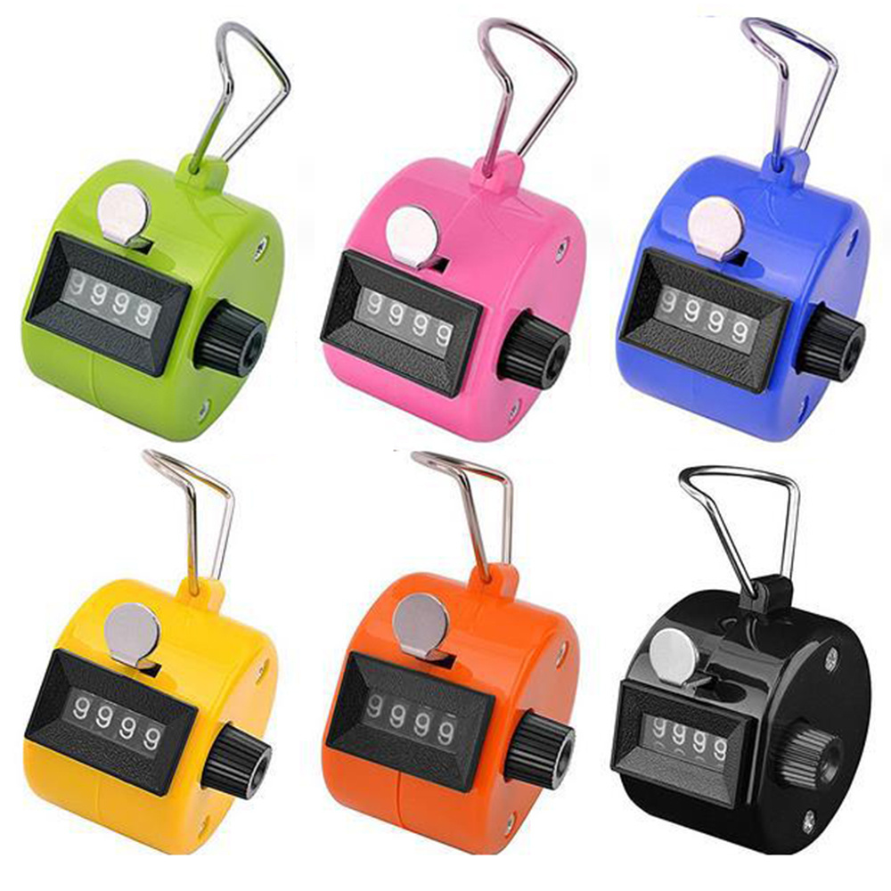 Multicolor Digital Mechanical Counter Clicker Finger Lap Tally Counter Small Mini Hand Meter Ring Tally Counter