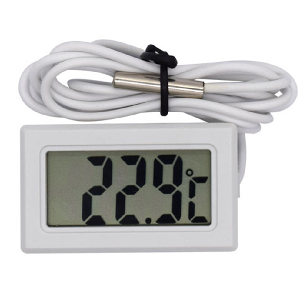 Digital Water Heater Thermometer Meter Metal Probe Sensor Temperature Meter