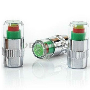 Red/Yellow/Green Car Auto Tire Valve Cap for Pressure Monitoring Safety