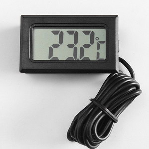 LCD Digital Temperature Meter Controller For Freezer Indoor Outdoor Fish Tank Thermometer With 1 Meter Cable