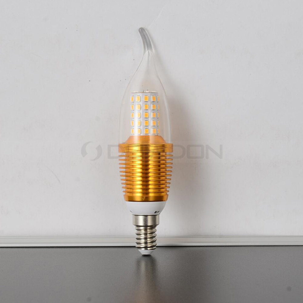 White Yellow Warm Mini Light E14 E27 AC 7W 9W 12W LED Top Ceiling Candle Bulb