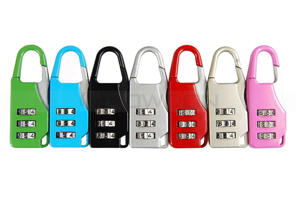 Mini Padlock 3 Digit Combination Suitcase Luggage Security Password Lock