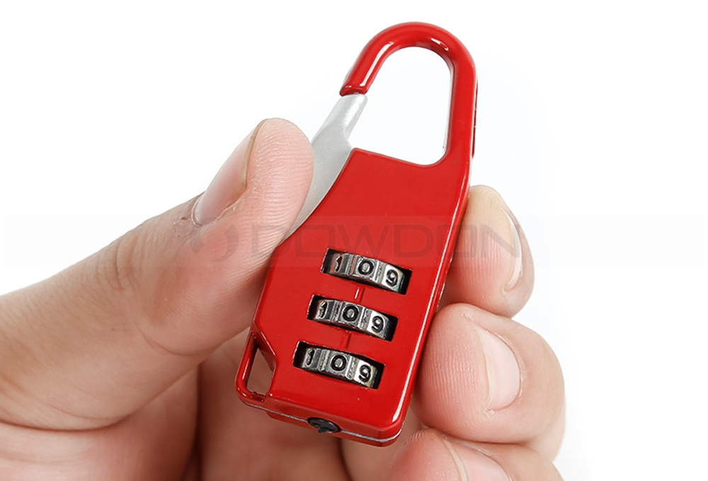 Travel Suitcase Luggage Security 3 Digit Password Mini Combination Padlock