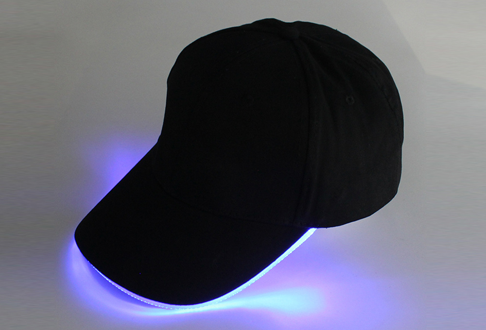 LED Hat Lighted Glow Party Baseball Cap Rave Hat for Festival Club Stage