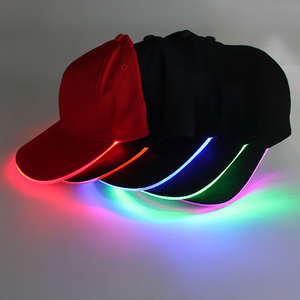 LED Hat Lighted Glow Party Baseball Cap Rave Hat for Festival Club Stage