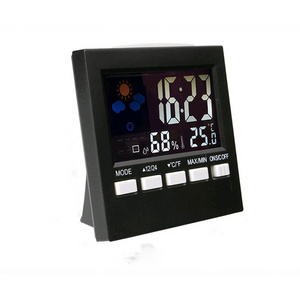 LCD Display Thermometer Hygrometer with Alarm Clock