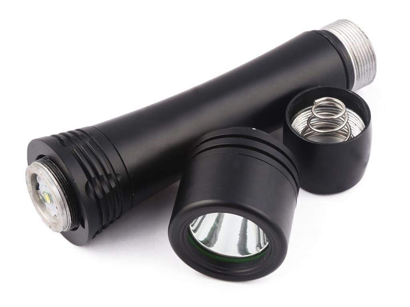 Waterproof 10W Aluminum Multi Function 18650 Rechargeable Diving Flashlight with Charger