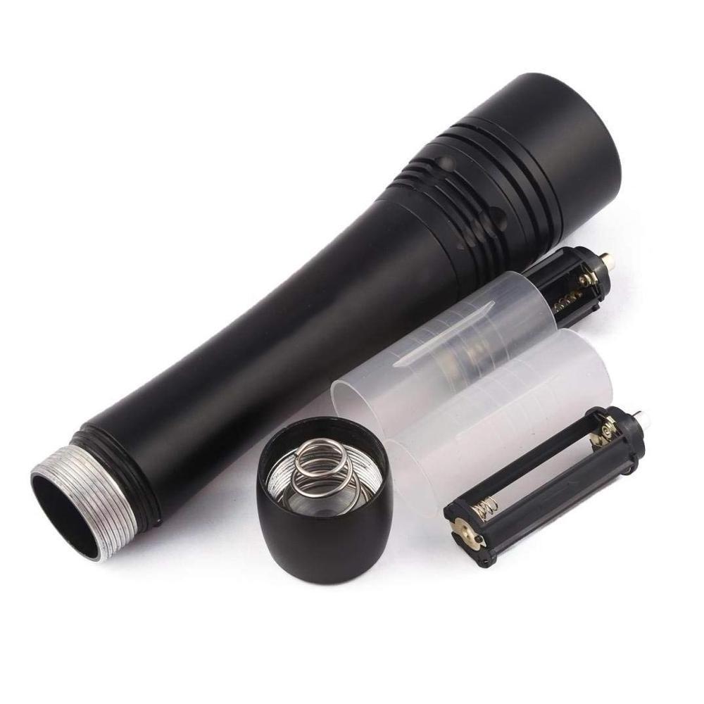 Waterproof 10W Aluminum Multi Function 18650 Rechargeable Diving Flashlight with Charger