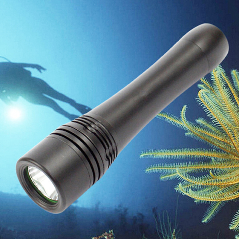 Waterproof 10W Aluminum Multi Function 18650 Rechargeable Diving Flashlight with Charger