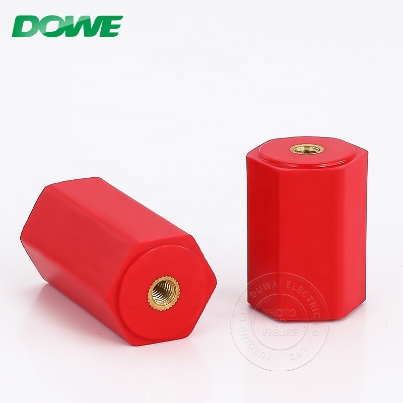 DOWE EN2650 Protective Box Design Hex Busbar Insulator standoff Bus bar Support Insulators