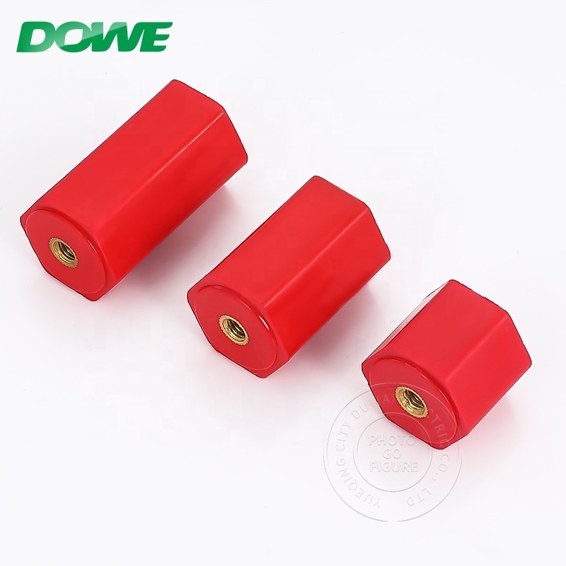 DOWE EN2650 Protective Box Design Hex Busbar Insulator standoff Bus bar Support Insulators