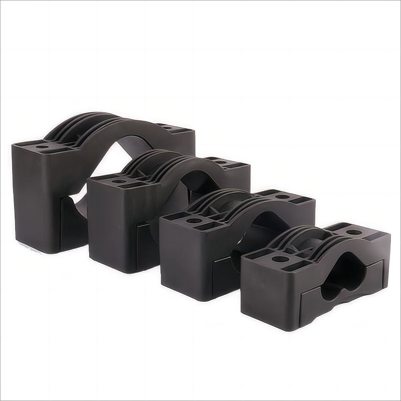 DUWAI SY38-51 Electric Cable Holder Cleat: PA Nylon Plastic Fixed Cable Clamps, Cable Cleat for Indoor Switchgear